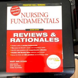 Nursing book/ CD fundamentals, second edition from Prentis Hall
